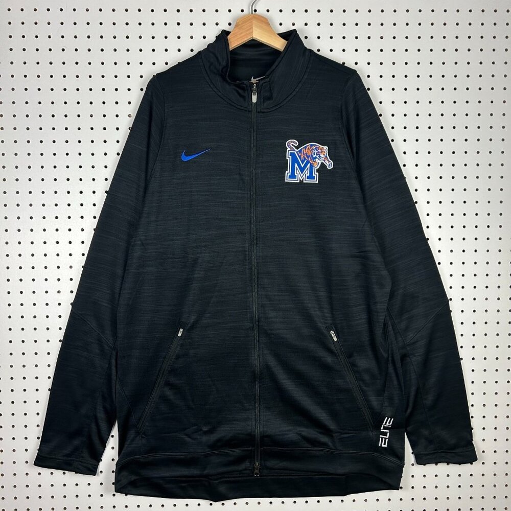 Nike Memphis Tigers Jacket XXLT Basketball Team Issued PE Penny Elite Gray‎ Blue